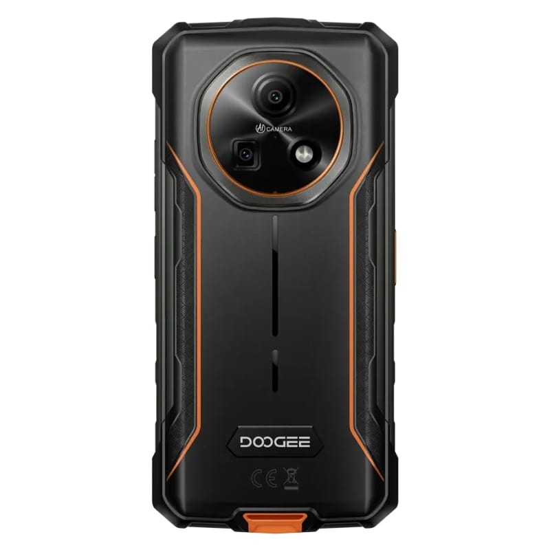 Doogee Fire 5 3Go/64Go Orange Rugged - vue arrière