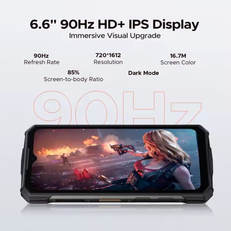 Doogee Fire 5 3Go/64Go Orange Rugged - caractéristiques de l'écran