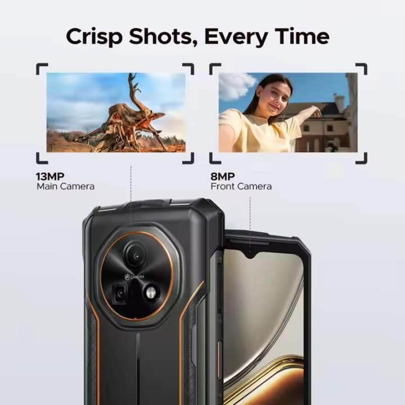 Doogee Fire 5 3Go/64Go Orange Rugged - système de caméra