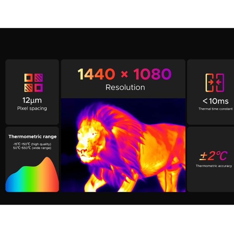 Doogee Fire 6 Max 5G 8GB/256GB Plata - cámara térmica