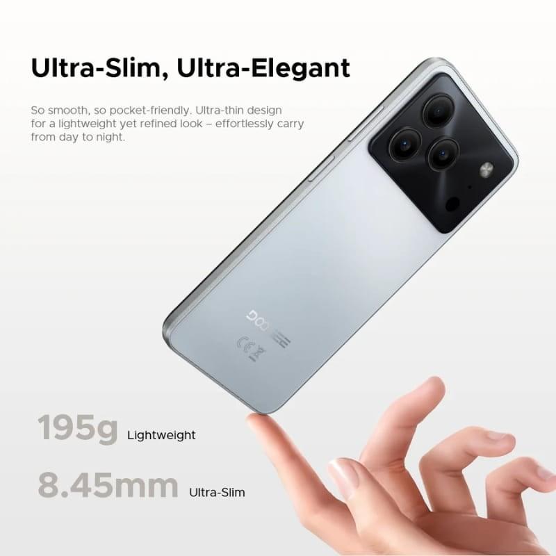 Doogee Note 56 Pro 4GB/128GB Púrpura - detalle del diseño