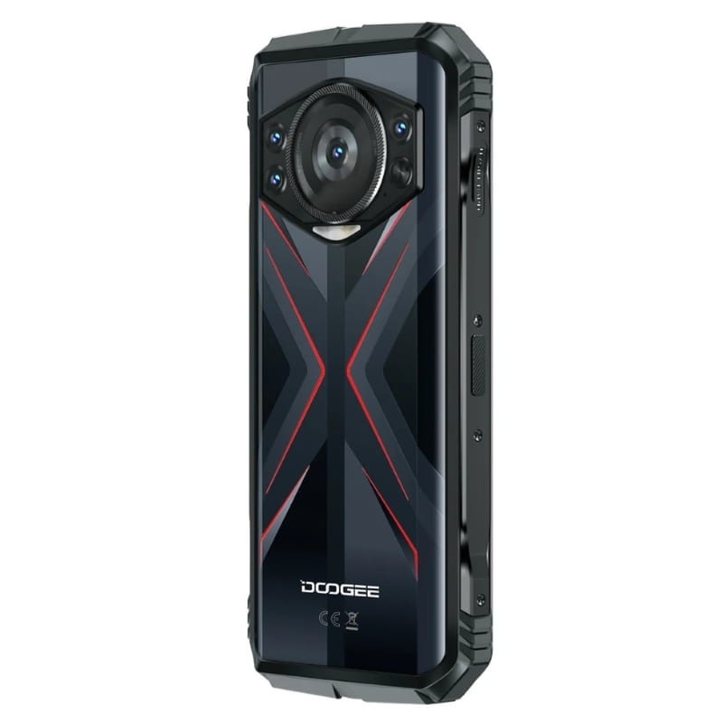 Doogee S118 8GB/512GB Rojo - Teléfono Móvil Rugged - vista a 45 grados derecha