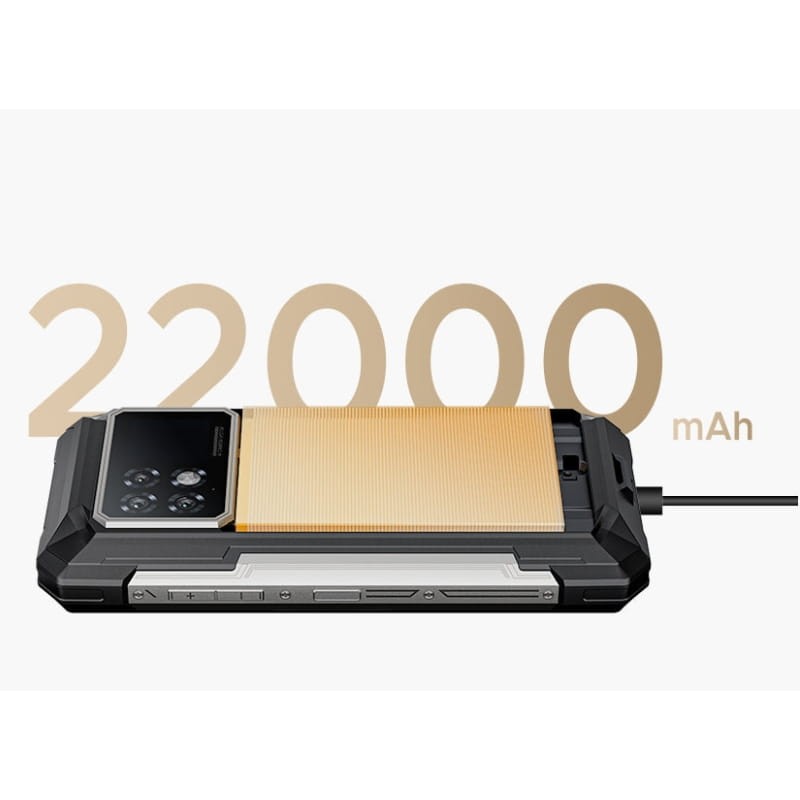 Doogee S200 Max 5G 16GB/512GB Negro - capacidad de la batería