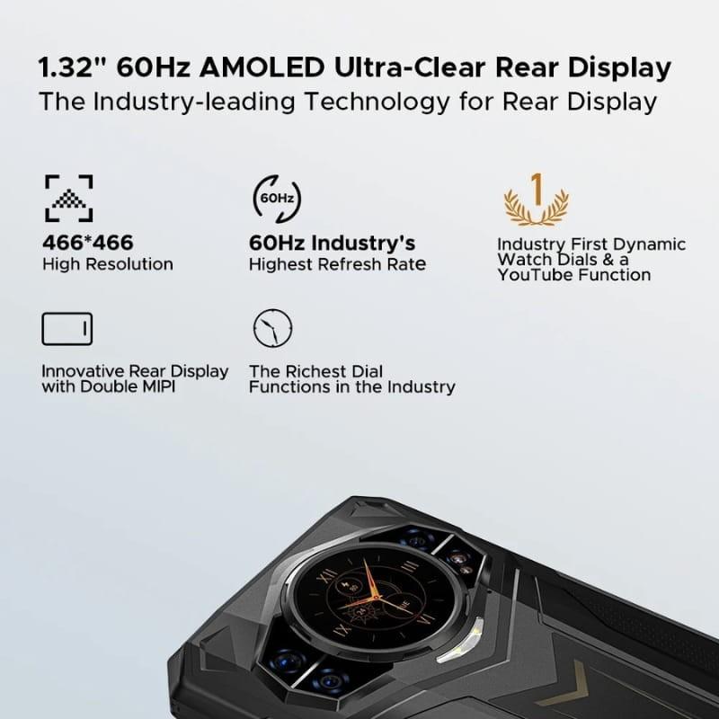 Doogee S200 Plus 5G 12GB/512GB Rojo - pantalla trasera