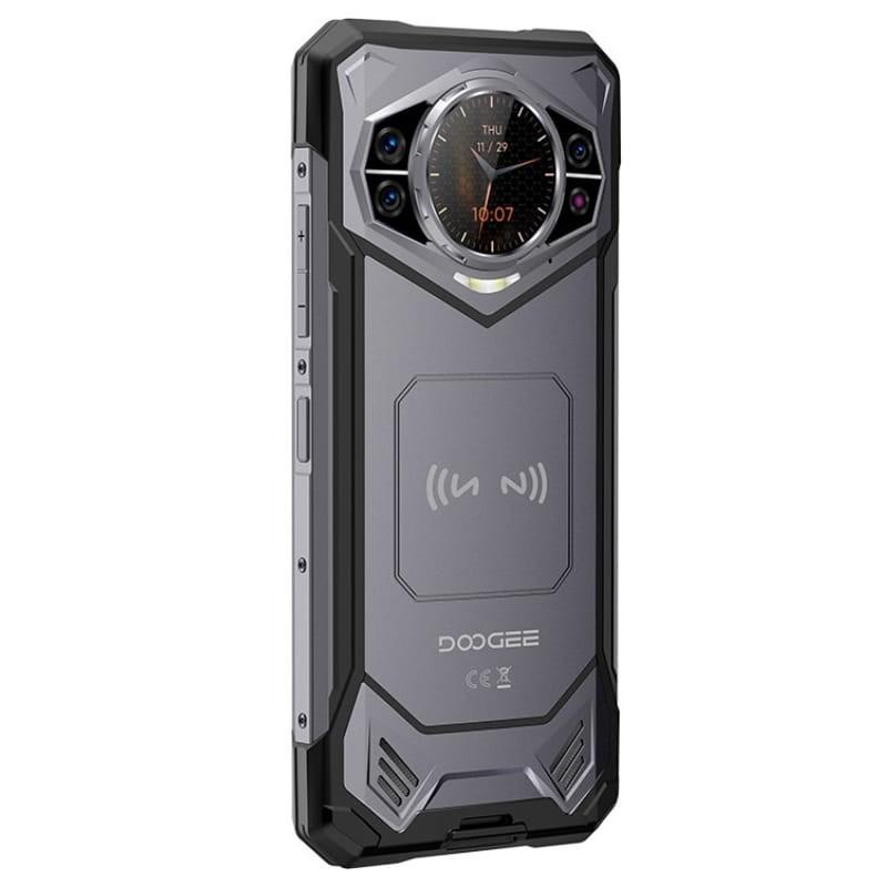 Doogee S200 5G 12GB/256GB Preto - Telemóvel robusto - Vista traseira de 45 graus