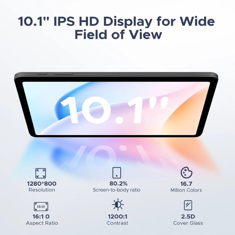 Doogee Tab A9 Pro 10.1 4GB/128GB WiFi Negro - características de la pantalla