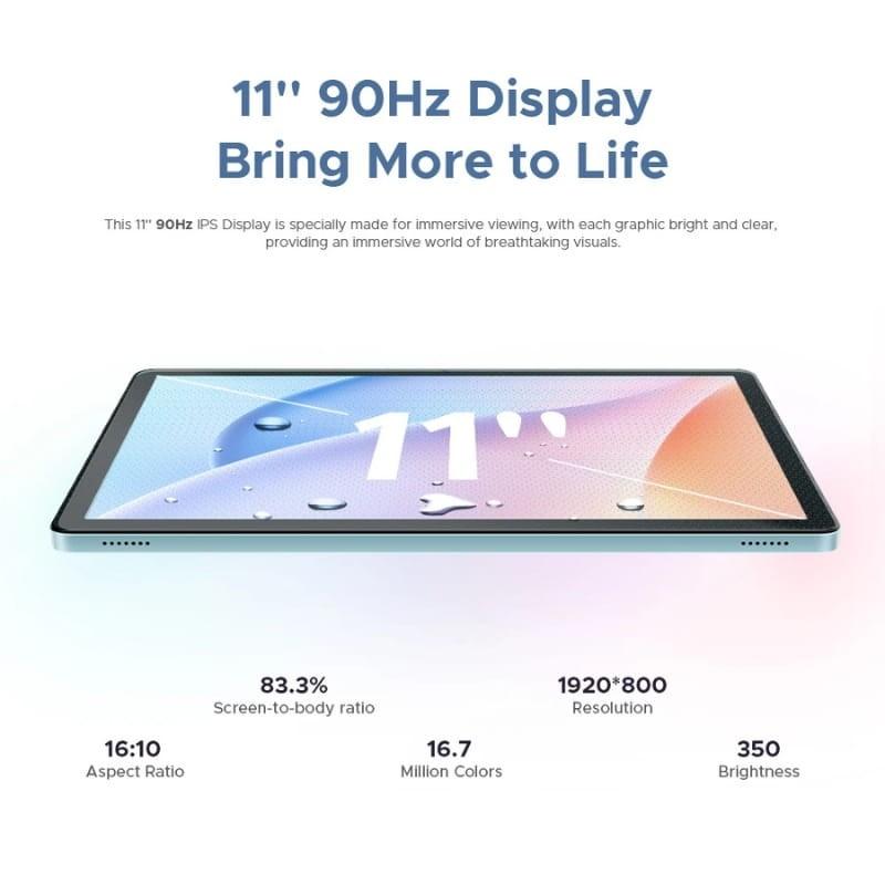 Doogee Tab G6 11 6GB/256GB WiFi + 4G Preto - caraterísticas de visualização