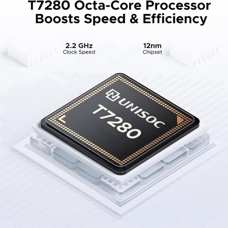 Doogee Tab G6+ 11" 8 GB/256 GB WiFi+4G Preto - processador