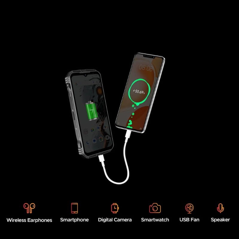 Doogee V Max Pro 5G 12GB/512GB Gris - Teléfono Móvil Rugged - carga inversa