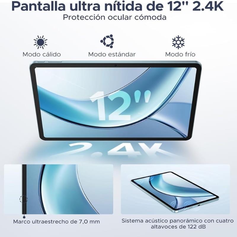 Doogee V Pad 12 8 GB/256 GB WiFi + 5G Preto - ecrã