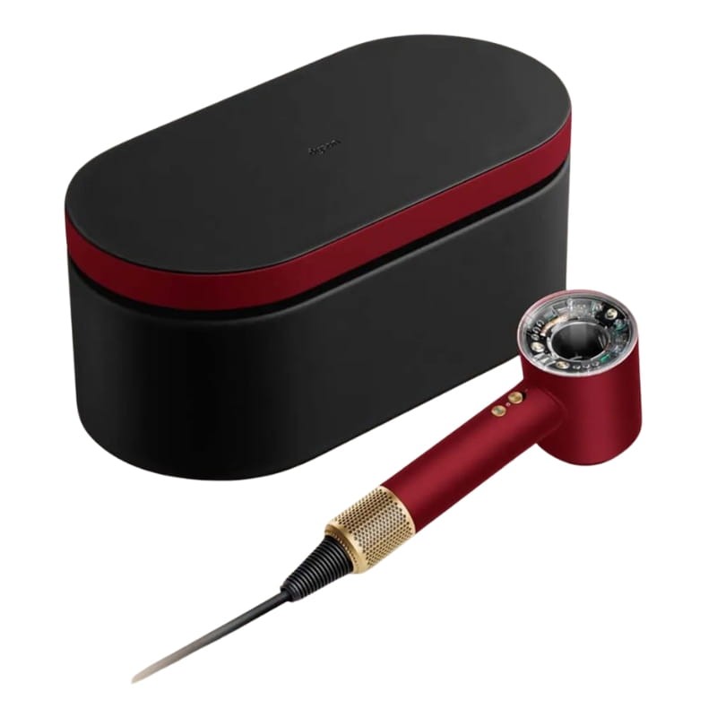 Dyson Supersonic Nural 1600W Rojo/Dorado - estuche de transporte