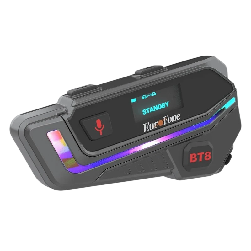 EuroFone BT8-A Conversation simultanée pour 6 conducteurs - Intercom moto