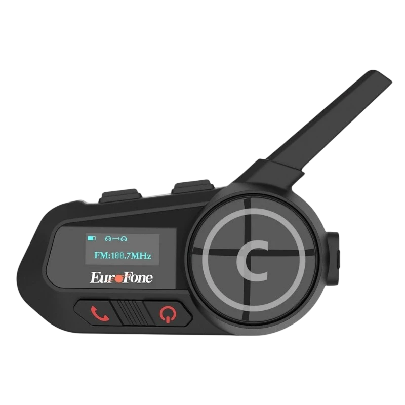 EuroFone S6-SC-B Conversation simultanée pour 6 conducteurs - Intercom moto