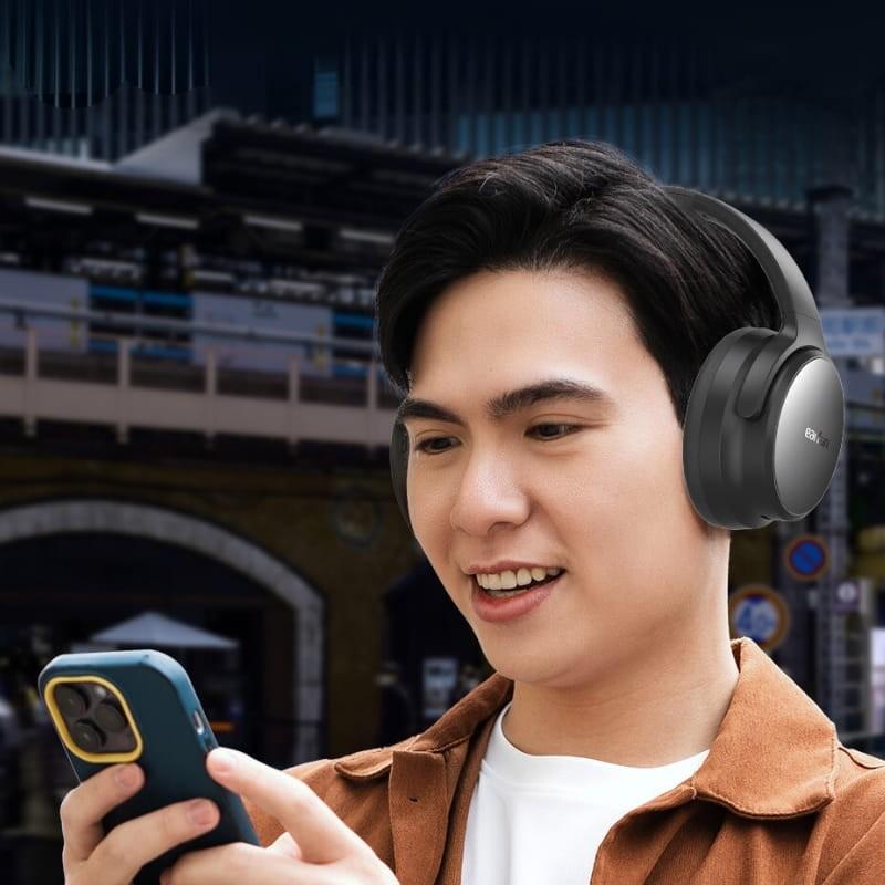 EarFun Tune Pro ANC Noir - Casque Bluetooth - Connectivité Bluetooth
