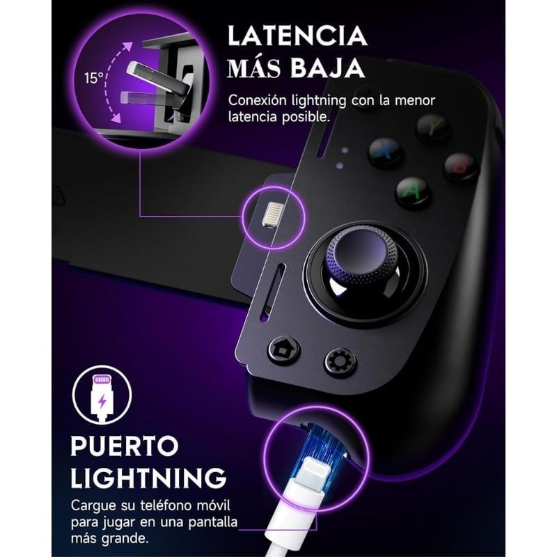 EasySMX M10 iOS iPhone (Lightning) con Joysticks Hall - puerto lightning de baja latencia