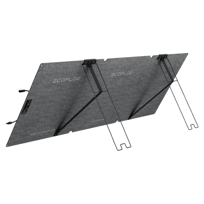 EcoFlow NextGen 160W - Panel Solar Portátil - vista trasera a 45 grados