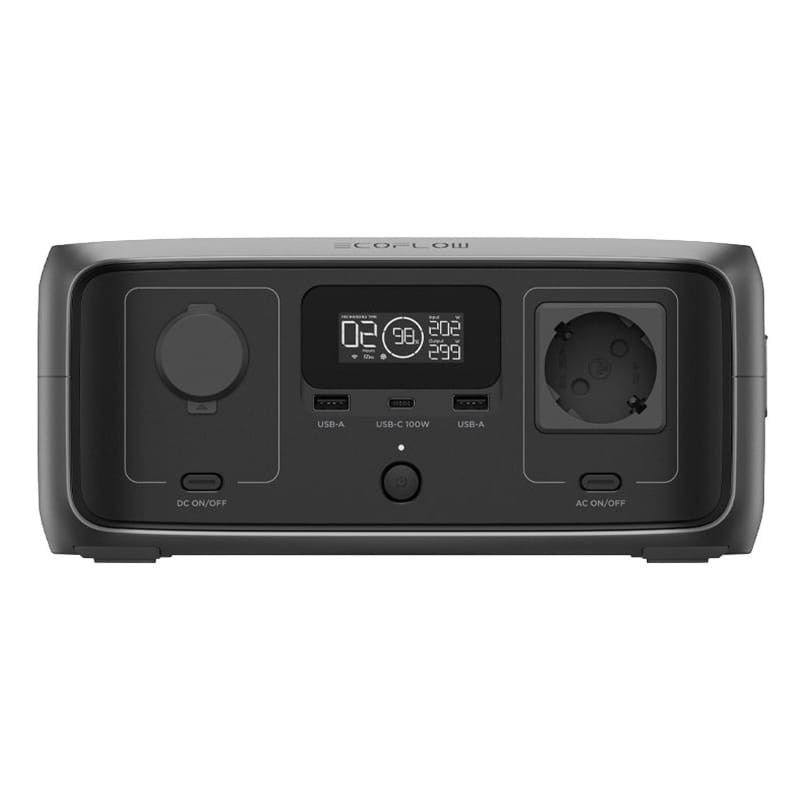 EcoFlow RIVER 3 UPS + Panel Solar 45W USB-C - estación de carga