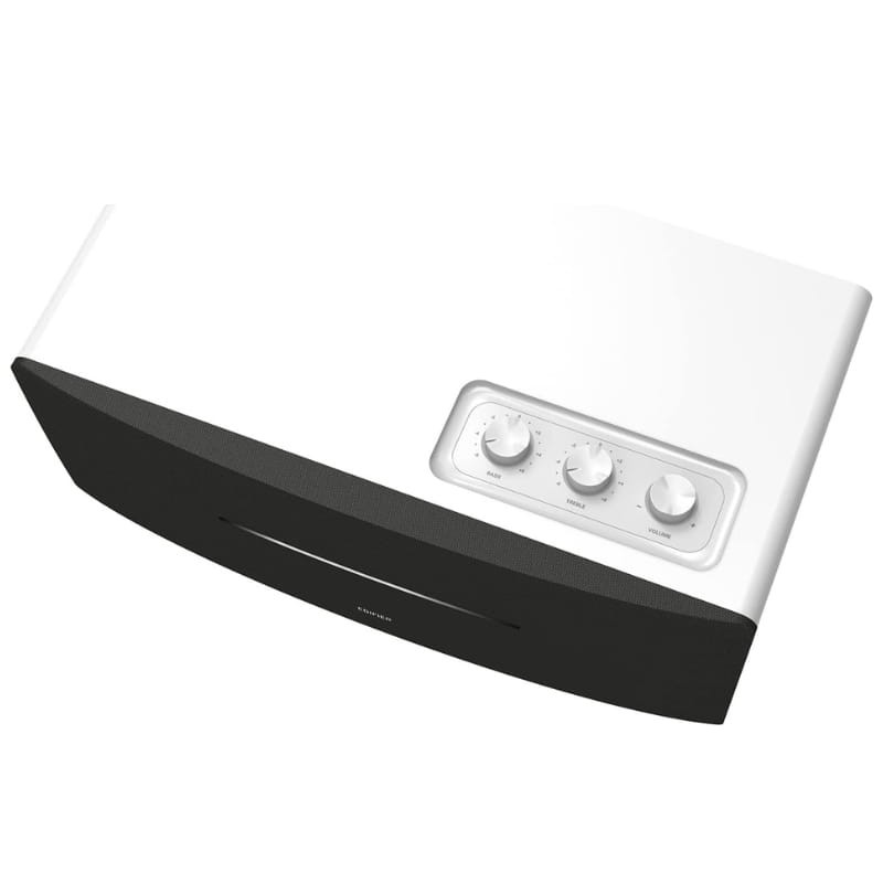 Edifier D12 70W Blanc - Enceinte Bluetooth - boutons de commande