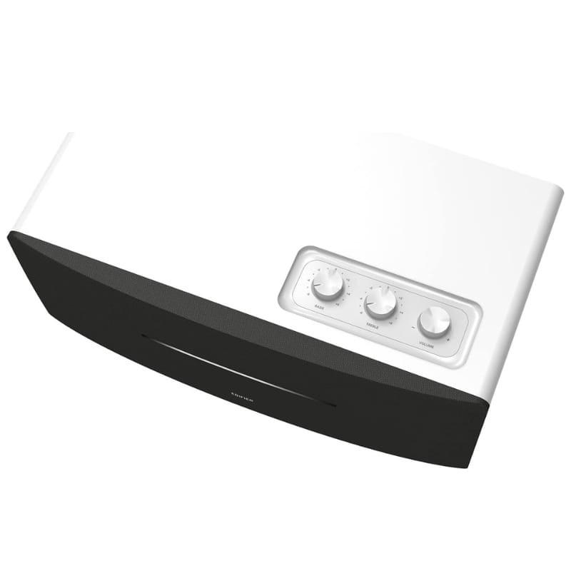 Edifier D12 70W Blanc - Enceinte Bluetooth - boutons de commande