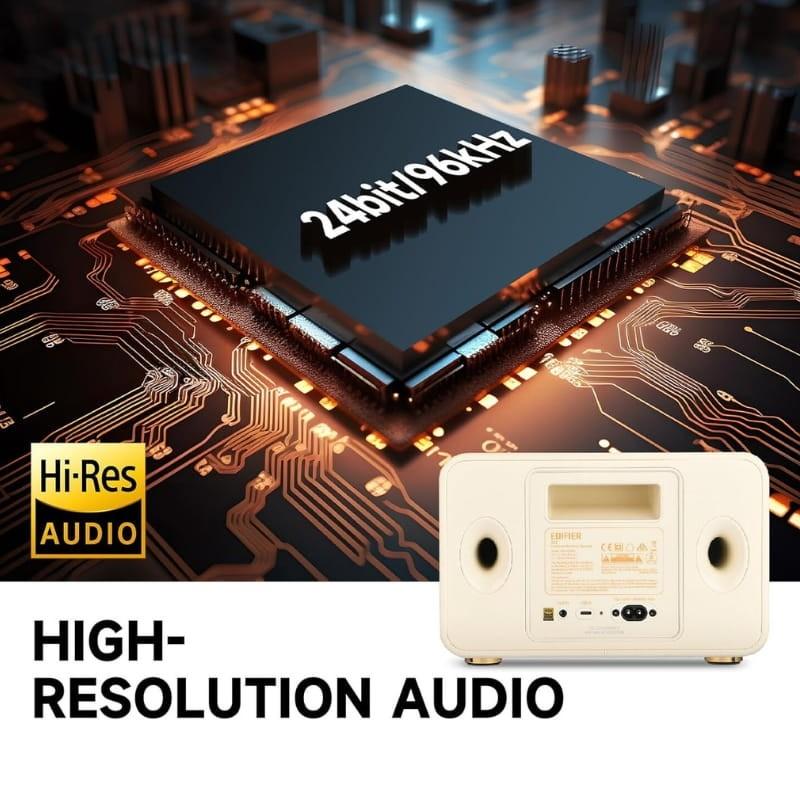 Edifier D32 60W Blanco - Altavoz Bluetooth - certificado Hi-Res