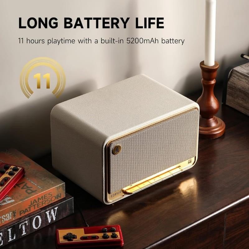 Edifier D32 60W Blanco - Altavoz Bluetooth - duración de la batería