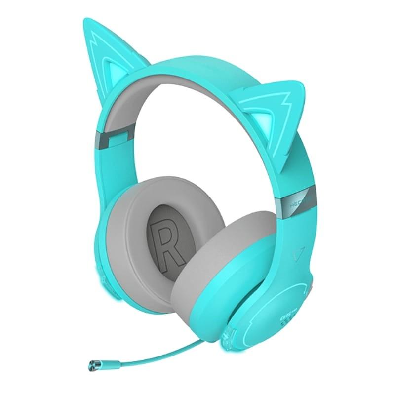 Edifier G5BT CAT Turquesa - Auriculares Bluetooth - micrófono retráctil