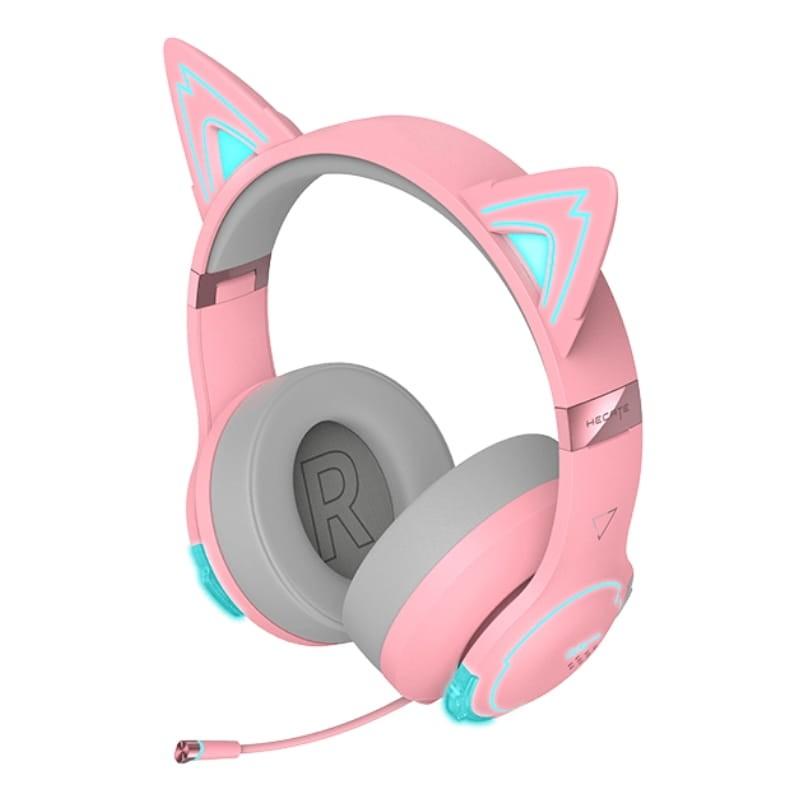 Edifier G5BT CAT Rosa - Auriculares Bluetooth - micrófono retráctil