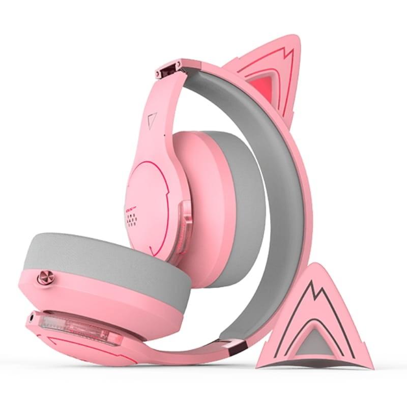 Edifier G5BT CAT Rosa - Auriculares Bluetooth - orejas de gato