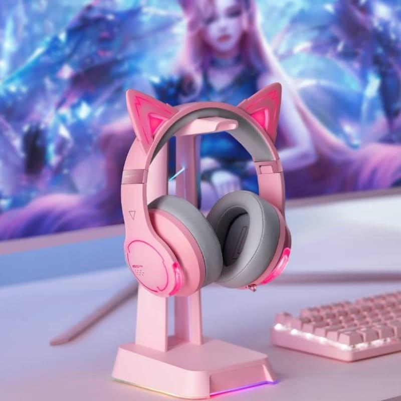 Edifier G5BT CAT Rosa - Auriculares Bluetooth - iluminación RGB