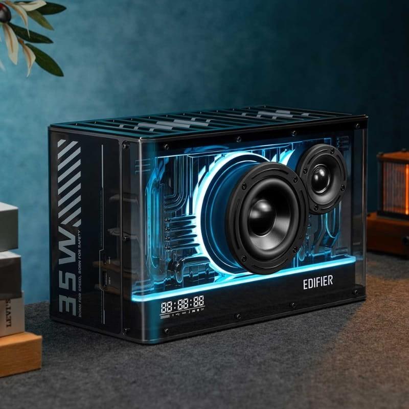 Edifier QD35 40W Negro - Altavoz Bluetooth - iluminación LED