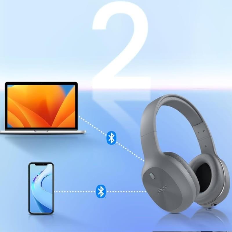 Edifier W600BT Gris - Auriculares Bluetooth - conexión multipunto