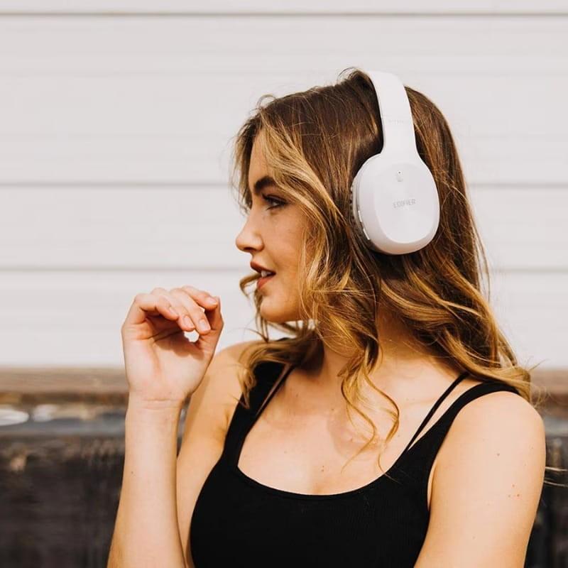 Edifier W800BT Plus Blanco - Auriculares Bluetooth - colocación over-ear