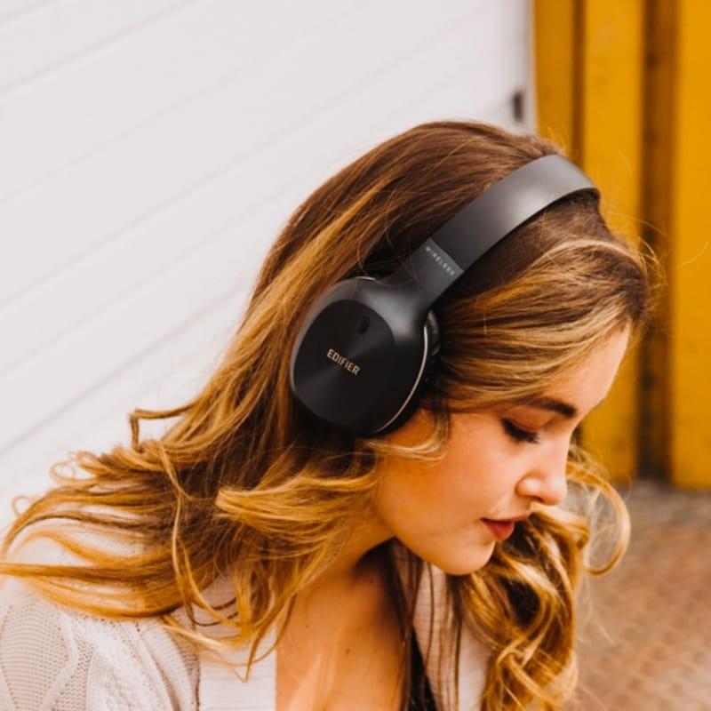 Edifier W800BT Plus Preto - Auscultadores Bluetooth - encaixe sobre o ouvido
