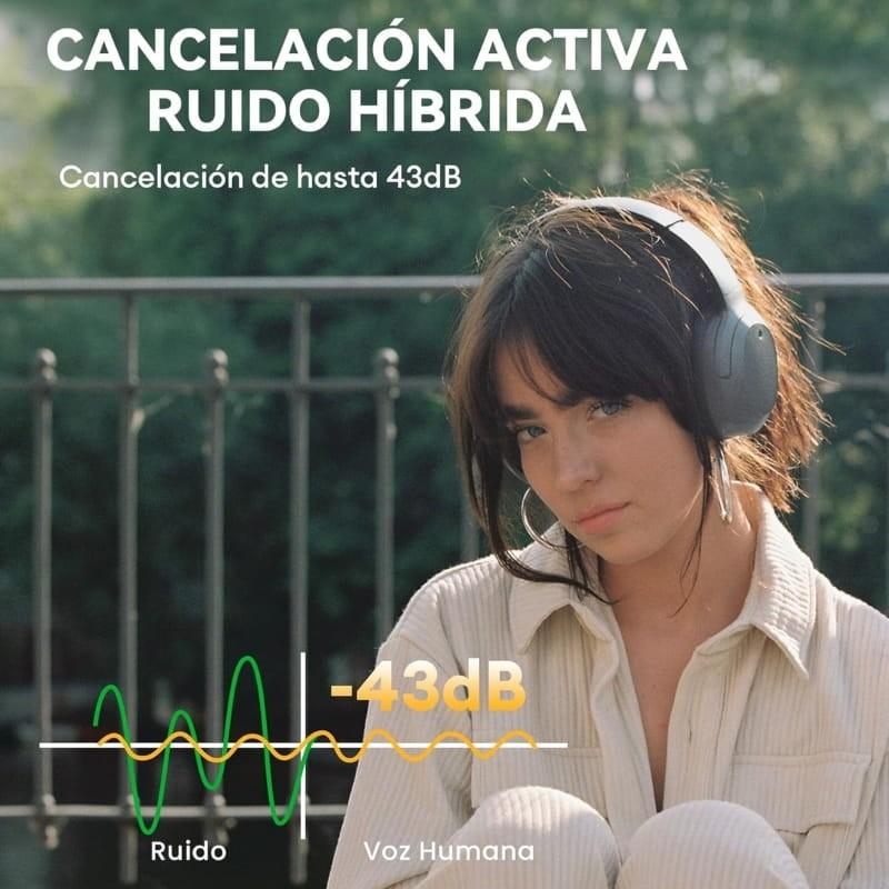 Edifier W820NB Plus ANC Gris - Auriculares Bluetooth - cancelación de ruido