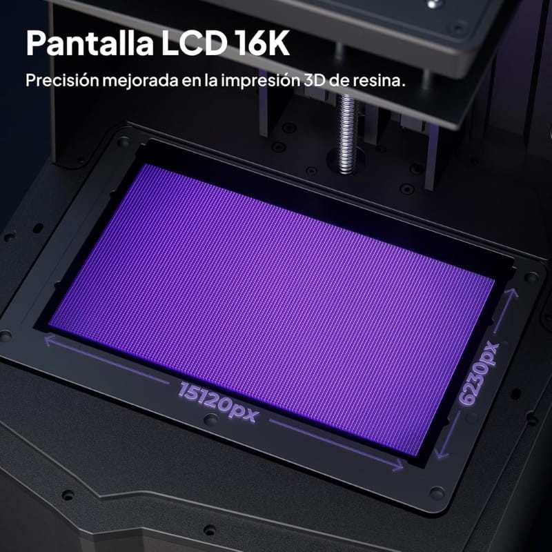 Elegoo Saturn 4 Ultra 16K - Impresora 3D - pantalla de alta resolución