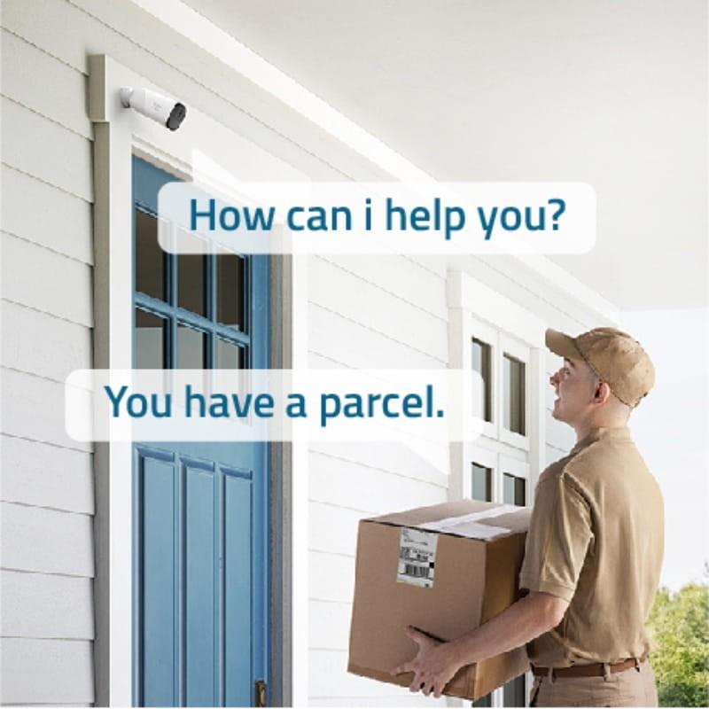 Eufy Security S221 (eufyCam 2 Pro) 2K IP67 WiFi Blanco - Kit de 2 Cámaras de Seguridad Exterior - audio bidireccional