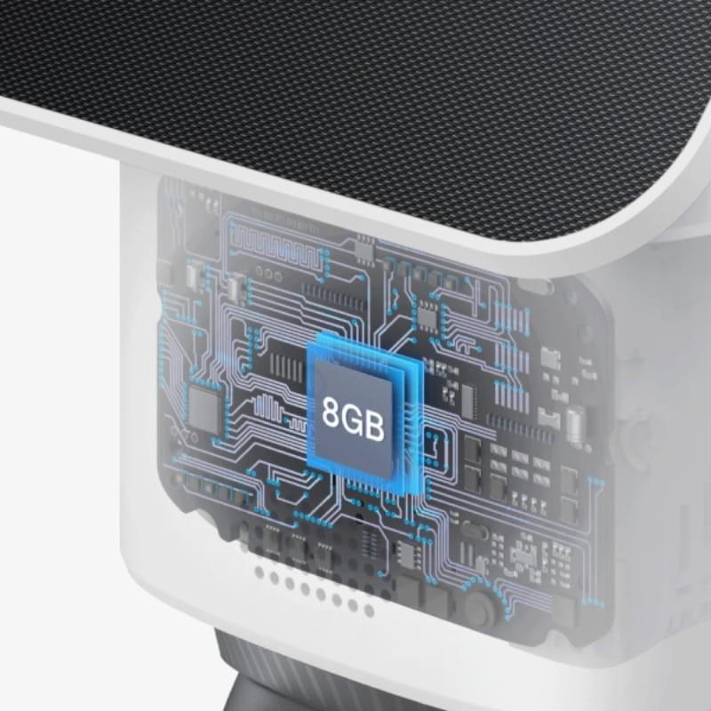 Eufy SoloCam S340 3K Solar WiFi Blanco - Cámara de Seguridad Exterior - memoria interna