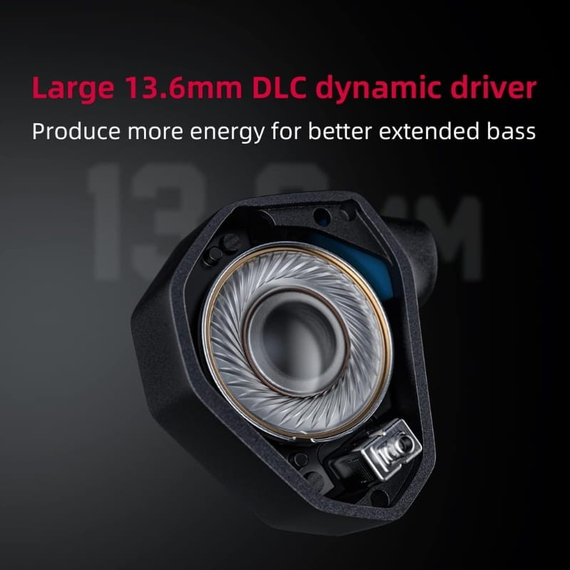 FiiO FH7s Negro - driver dinámico