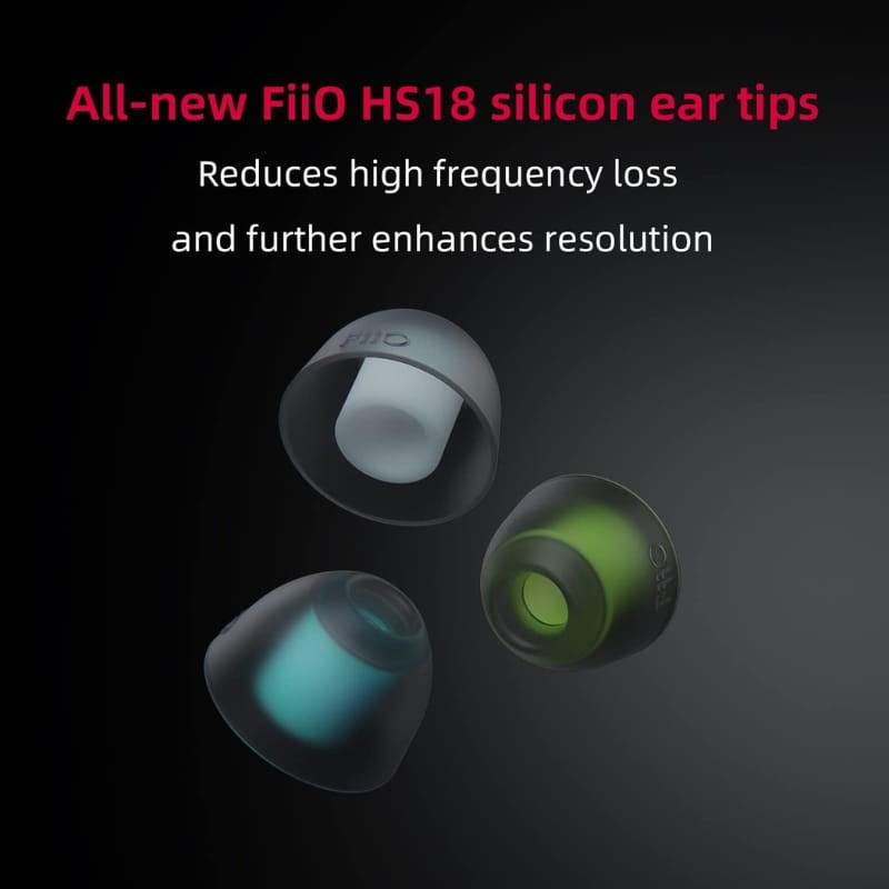 FiiO FH7s Negro - almohadillas de silicona