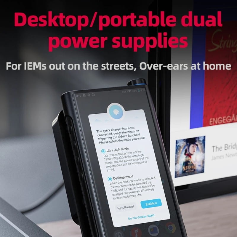 FiiO M15S - Reproductor Hi-Res - fuentes de alimentación