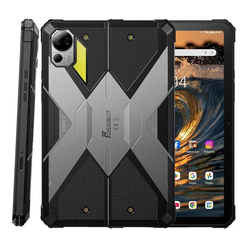 Fossibot DT3 10,4 12GB/256GB 5G Gris Rugged - vista frontal