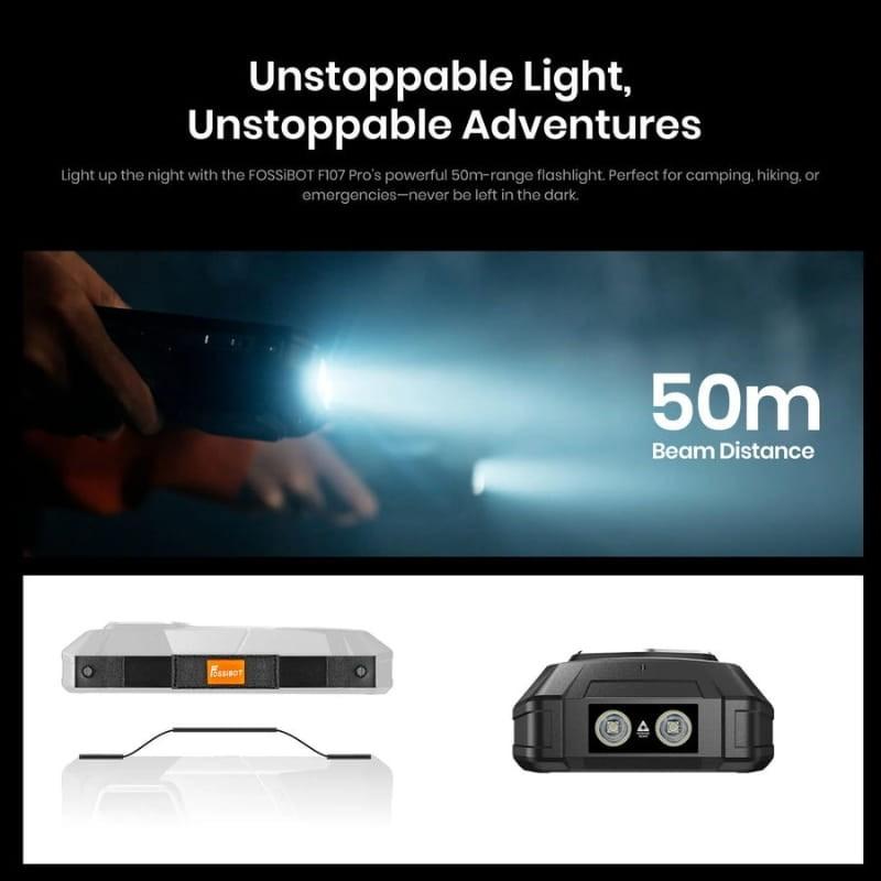 Fossibot F107 Pro 5G 12GB/512GB Negro Rugged - linterna integrada