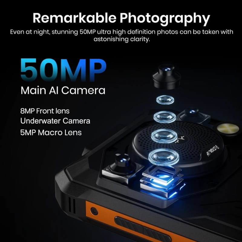 Fossibot F110 Pro 5G 8GB/128GB Negro - sistema de cámaras