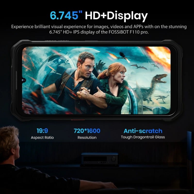 Fossibot F110 Pro 5G 8GB/128GB Negro - pantalla