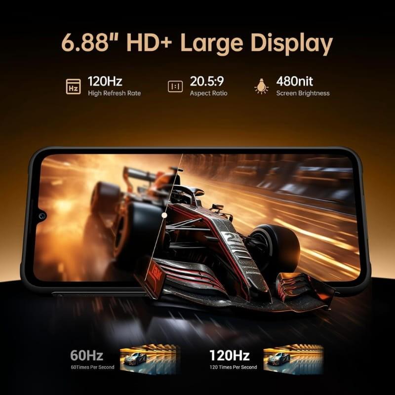 Fossibot F112 Pro 5G 8GB/256GB Negro - características de la pantalla