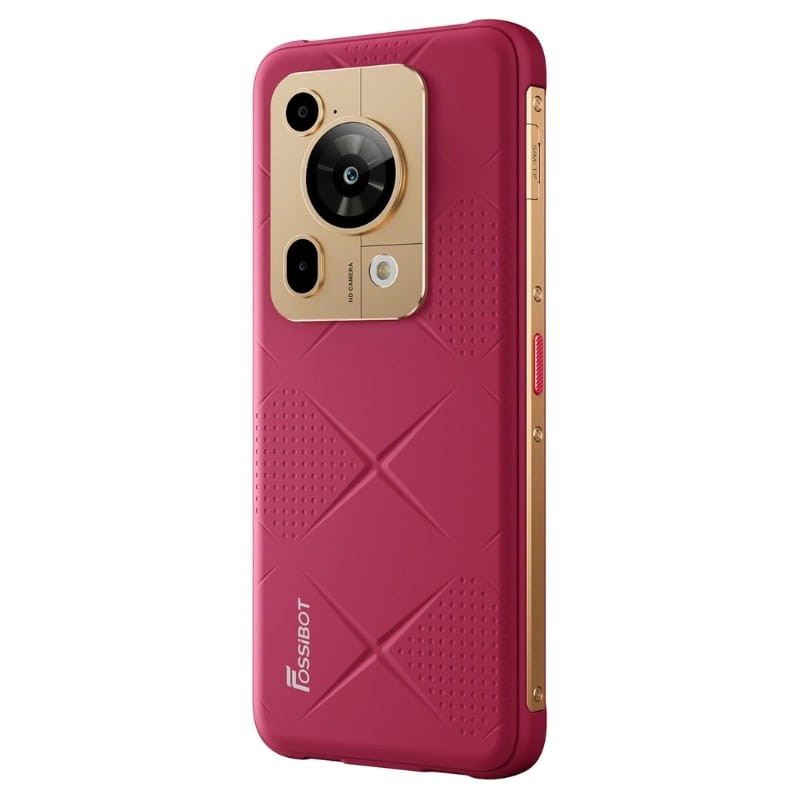 Fossibot F112 Pro 5G 8GB/256GB Rojo - vista trasera a 45 grados