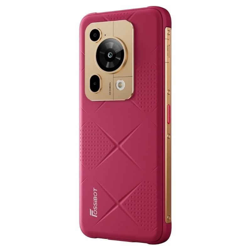 Fossibot F112 Pro 5G 8GB/256GB Rojo - vista trasera a 45 grados