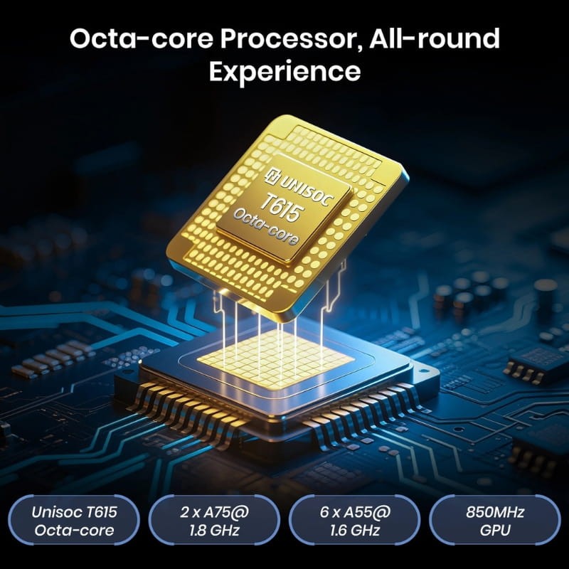 Fossibot F114 4GB/128GB Negro - procesador integrado