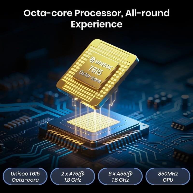 Fossibot F114 4GB/128GB Negro - procesador integrado