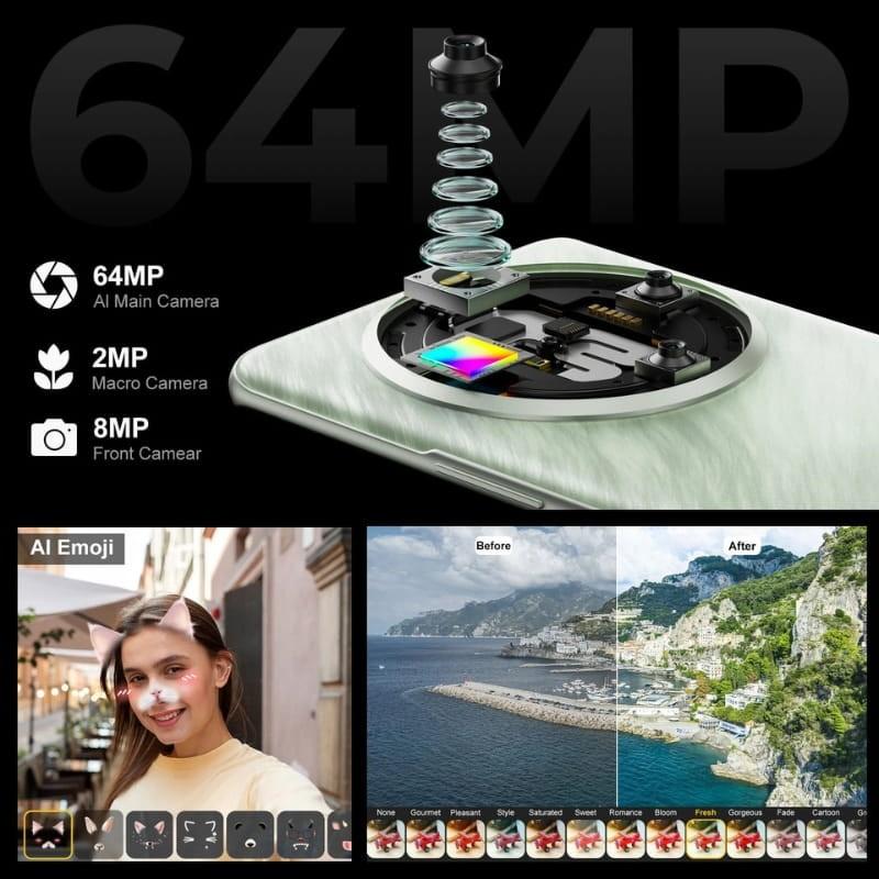 Fossibot S3 Pro 6GB/128GB Negro - cámara